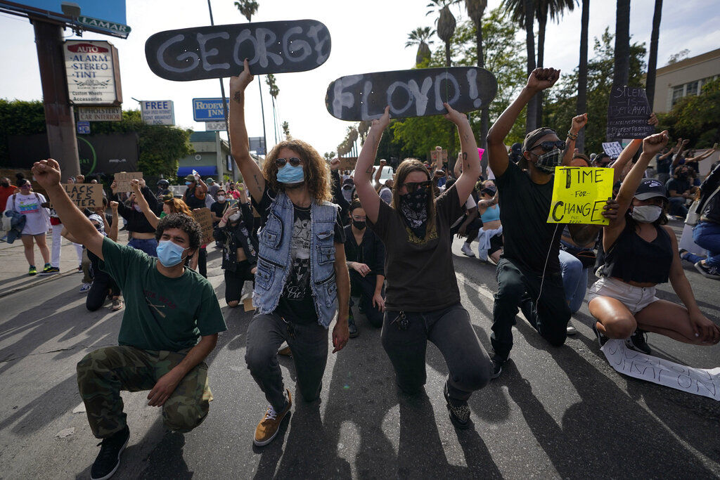 APTOPIX American Protests Los Angeles